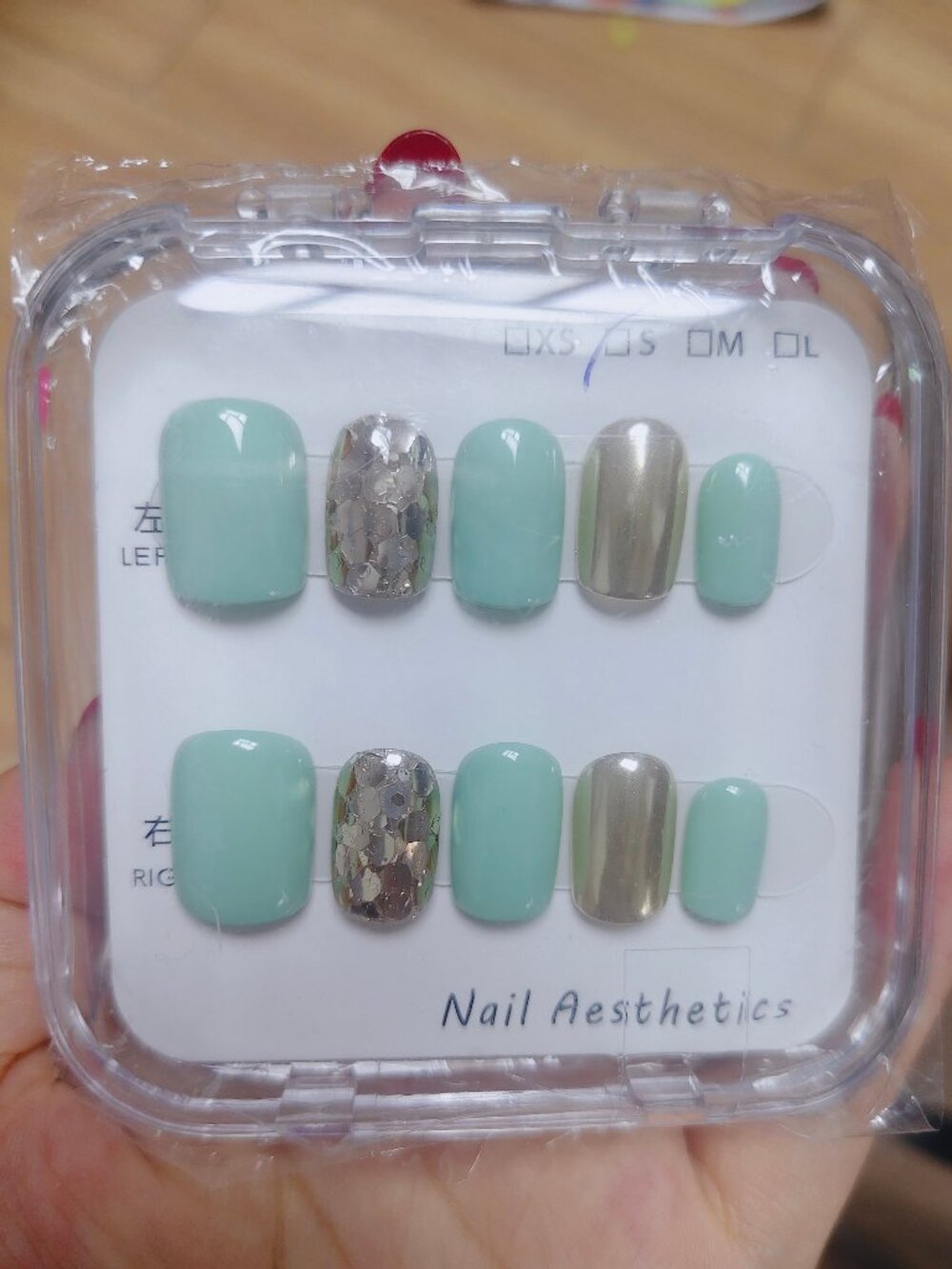 Customizable handmade press-on nails reusable